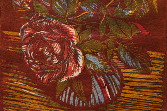 1906 Rosen in Vase Nr.6 29x21