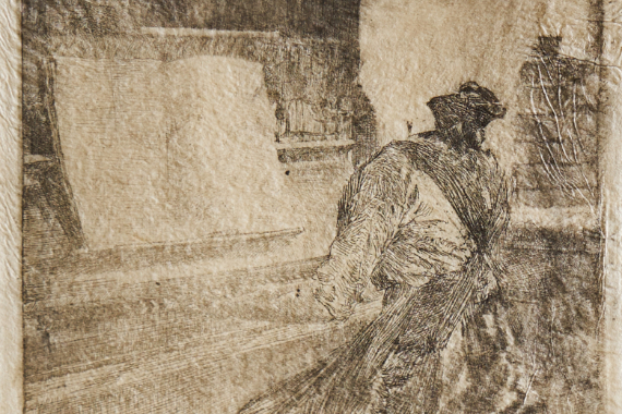 1916 Klavierspielerin 12x9