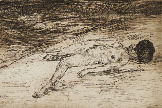 1916 Liegende 10x17