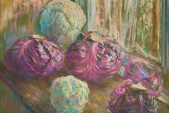 1947 Weiß- und Rotkohl 41x61 - verkauft